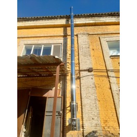 Установка димоходу для булер'яна на виробництві